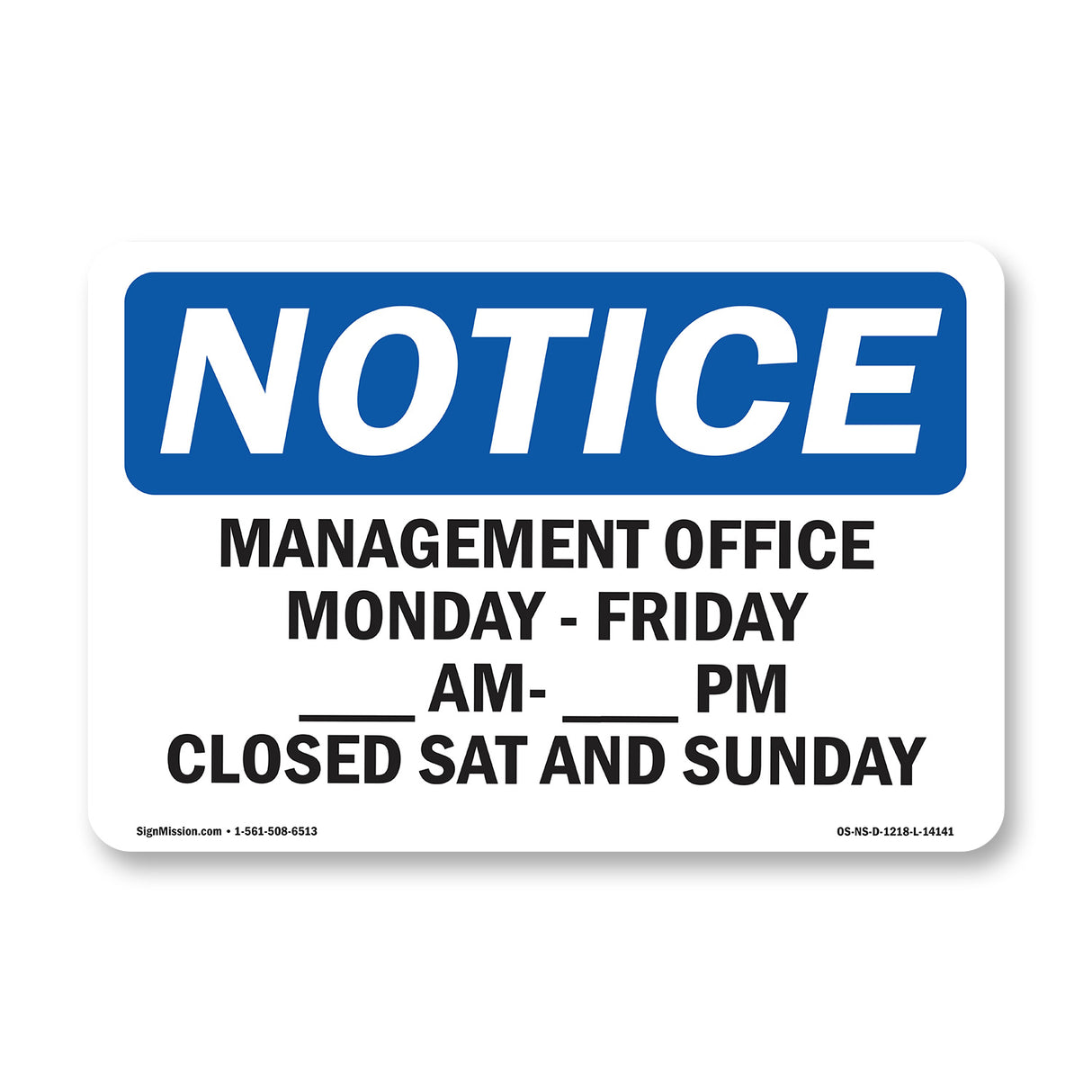 Managers Office Monday - Friday ____ Am