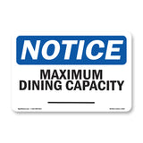 Maximum Dining Capacity ____