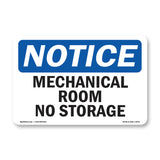 Mechanical Room No Storage