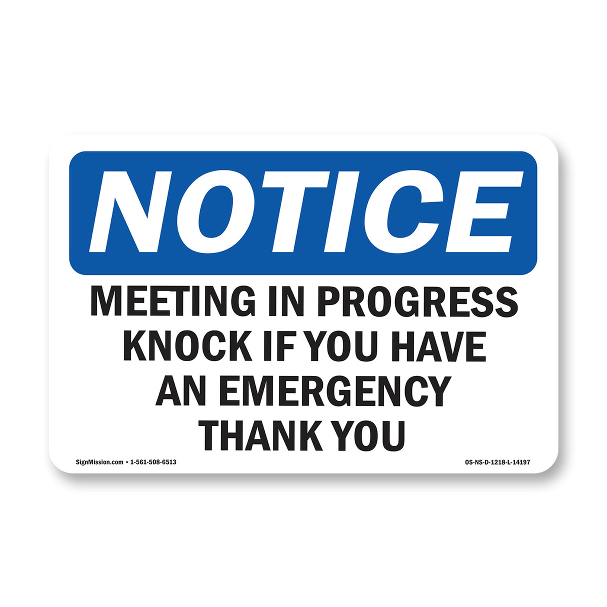 Meeting In Progress Knock If You Have An