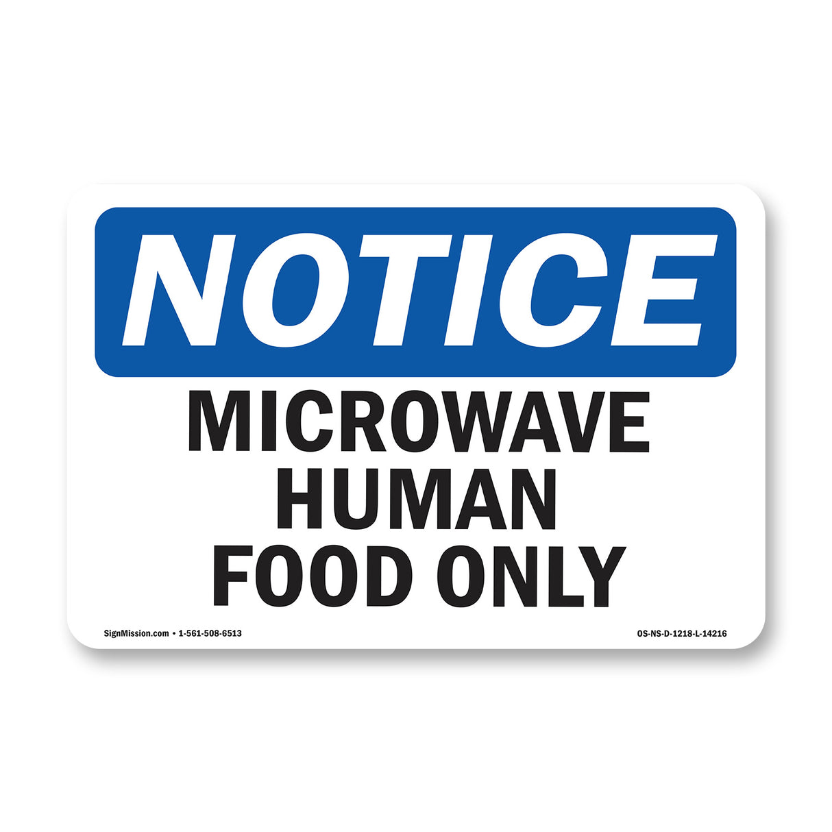 Microwave Human Food Only