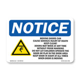 Moving Door Can Cause Serious