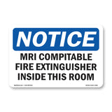 Mri Compatible Fire Extinguisher Inside Mri Room