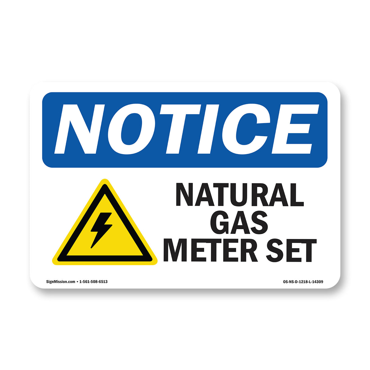 Natural Gas Meter Set