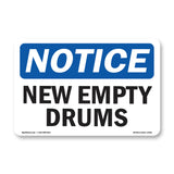 New Empty Drums