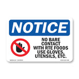 No Bare Contact With Rte Foods