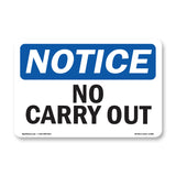 No Carry Out