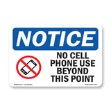 No Cell Phone Use Beyond This Point
