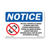 No Cell Phones Allowed In Work