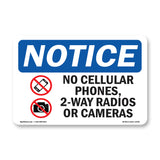No Cellular Phones, 2-Way Radios
