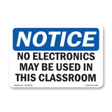 No Electronics May Be Used In