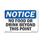 No Food Or Drink Beyond This Point