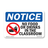 No Food Or Drinks In The Classroom