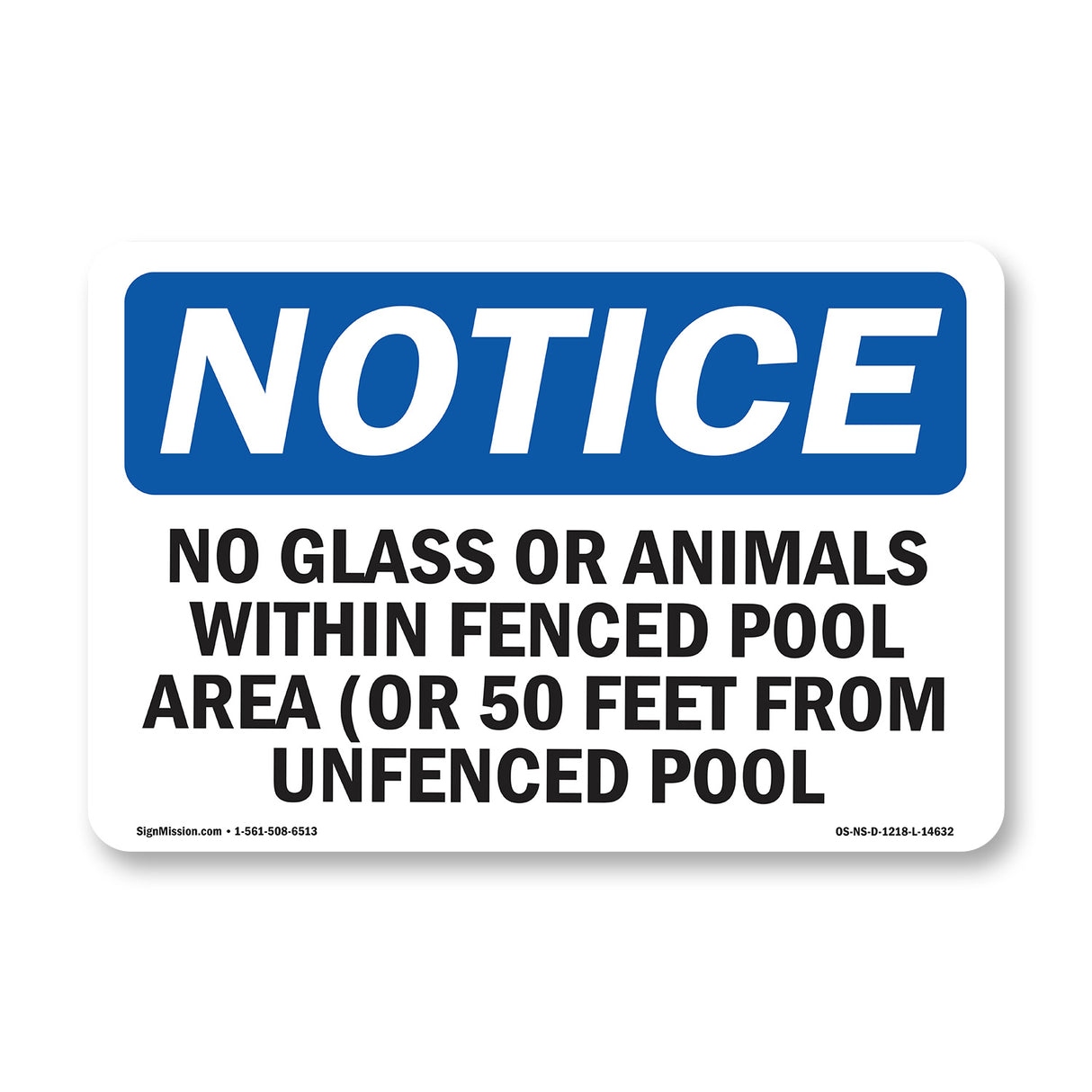 No Glass Or Animals Within Fenced Pool Area