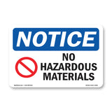 No Hazardous Materials