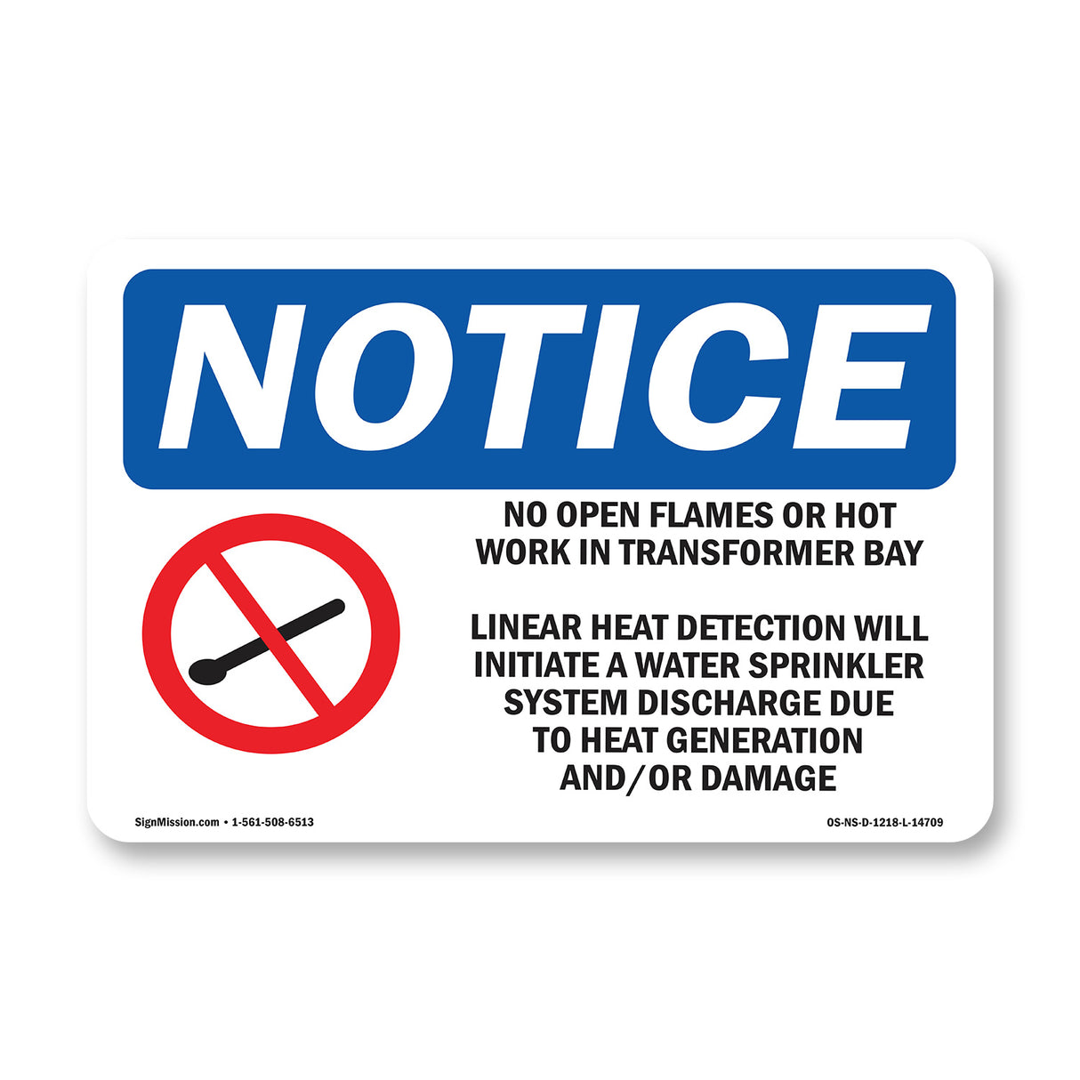No Open Flames Or Hot Work In