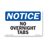 No Overnight Tabs