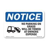 No Parking On Grass
