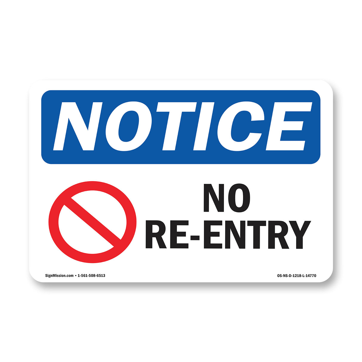 No Re-Entry