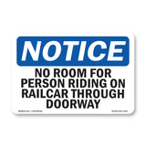 No Room For Person Riding On Railcar