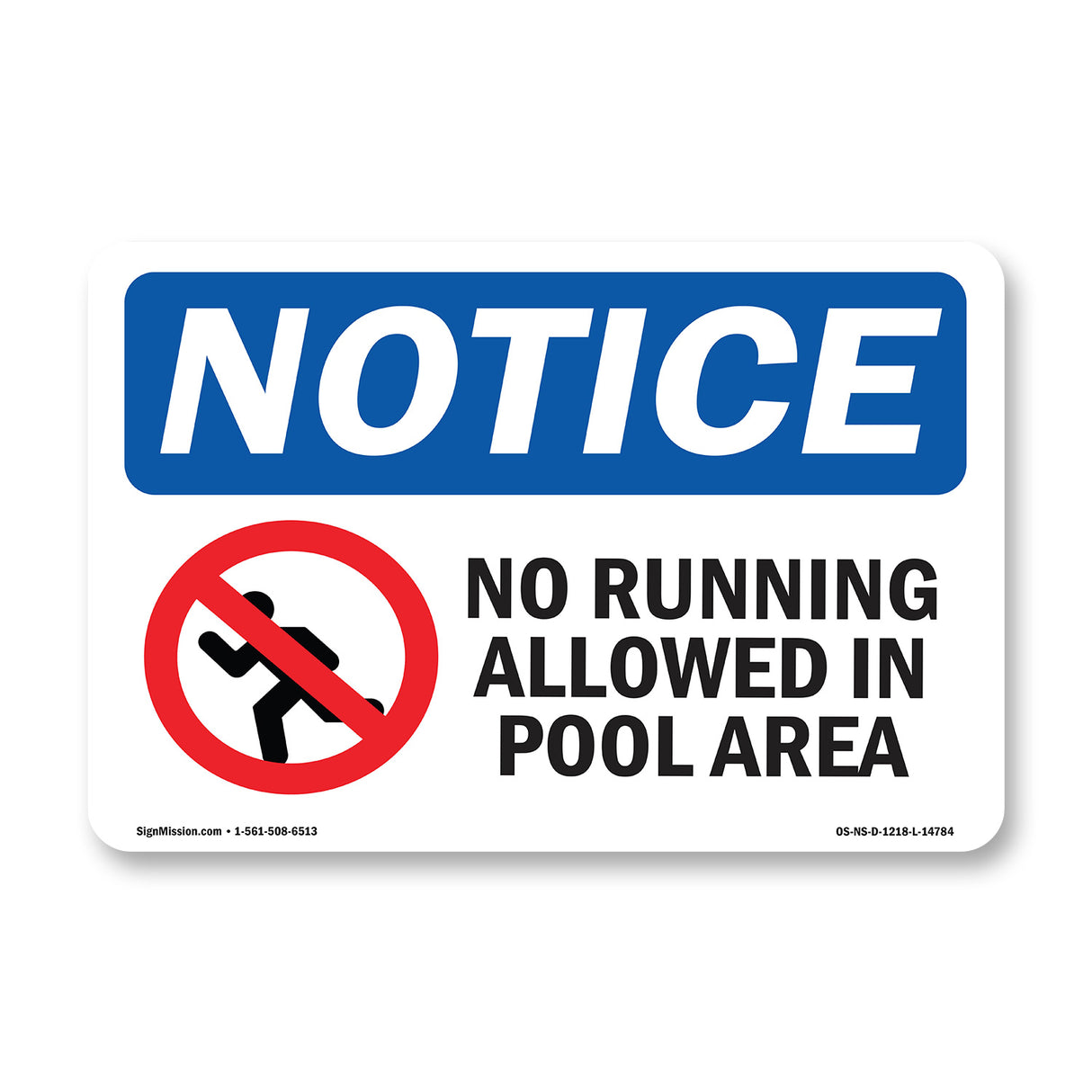 No Running Allowed In Pool Area