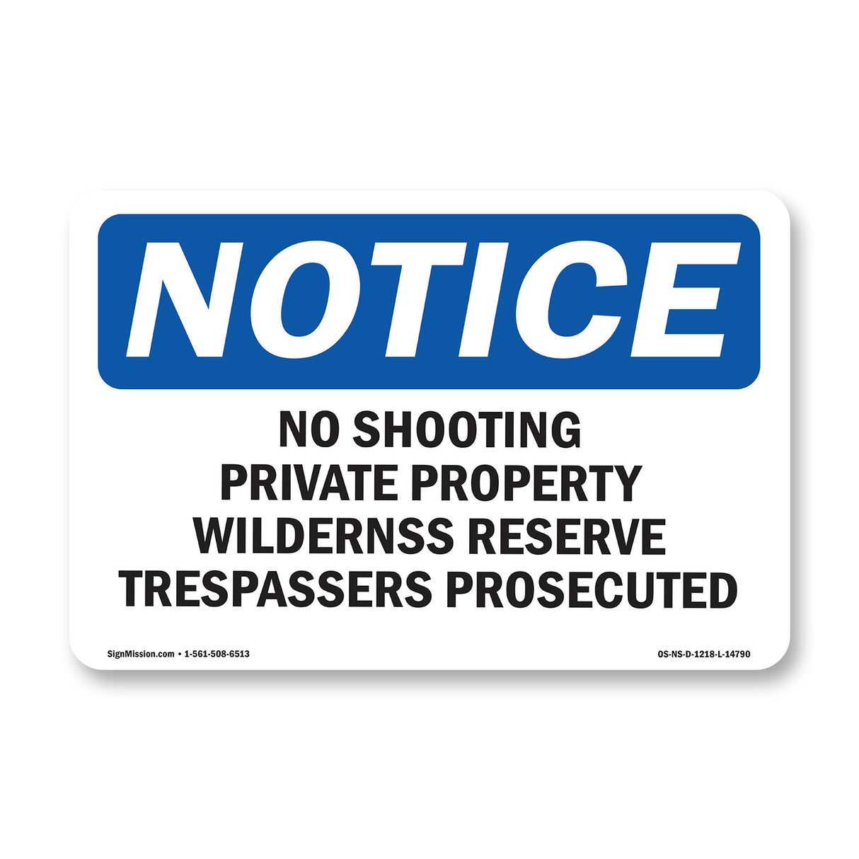 No Shooting Private Property Wilderness