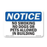 No Smoking No Dogs Or Pets Allowed In Buildings
