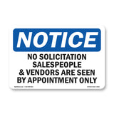 No Solicitation Salespeople And