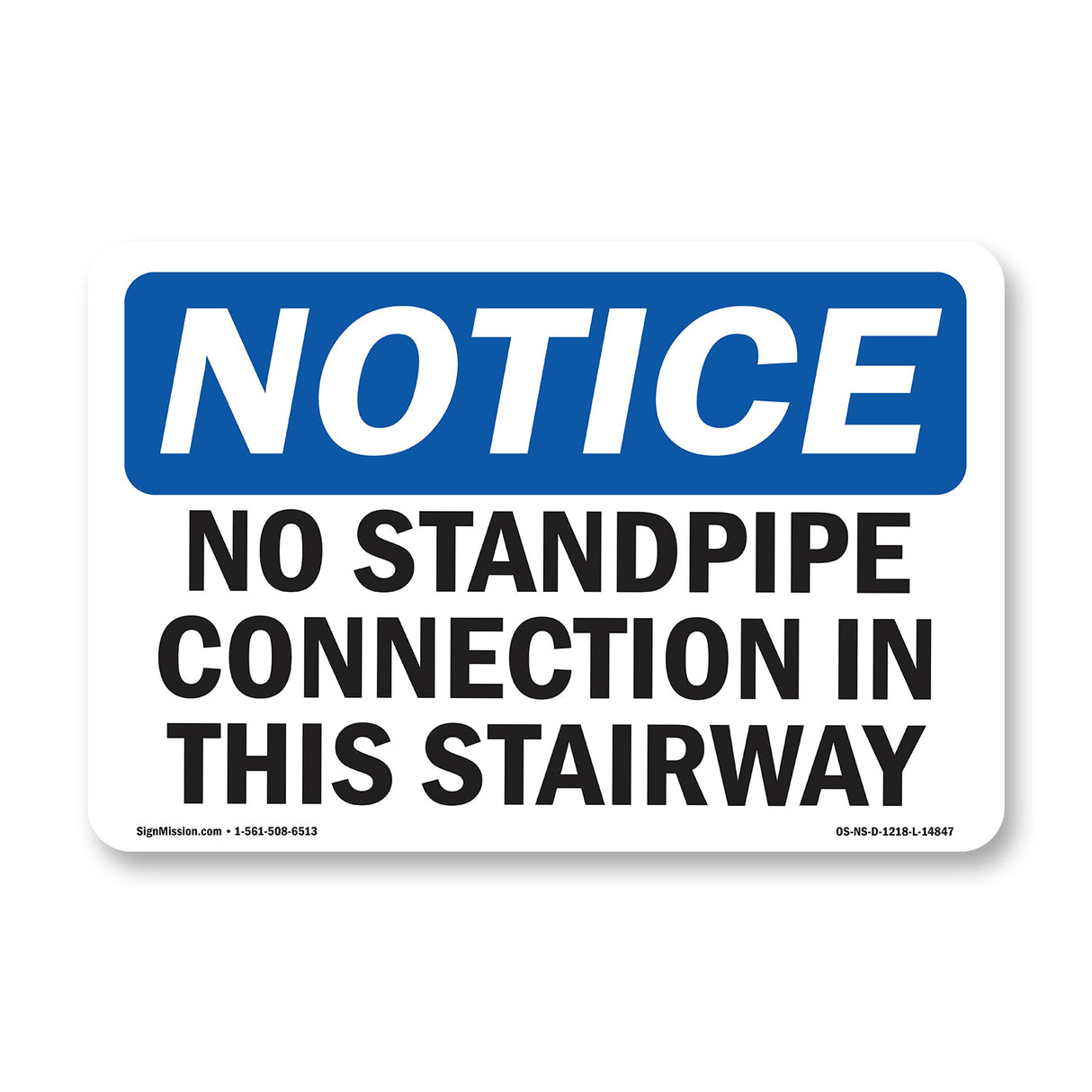 No Standpipe Connection In This Stairway