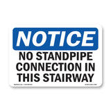No Standpipe Connection In This Stairway