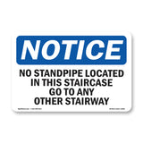 No Standpipe Located In This Staircase Go