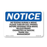 No Texting During A Movie Please