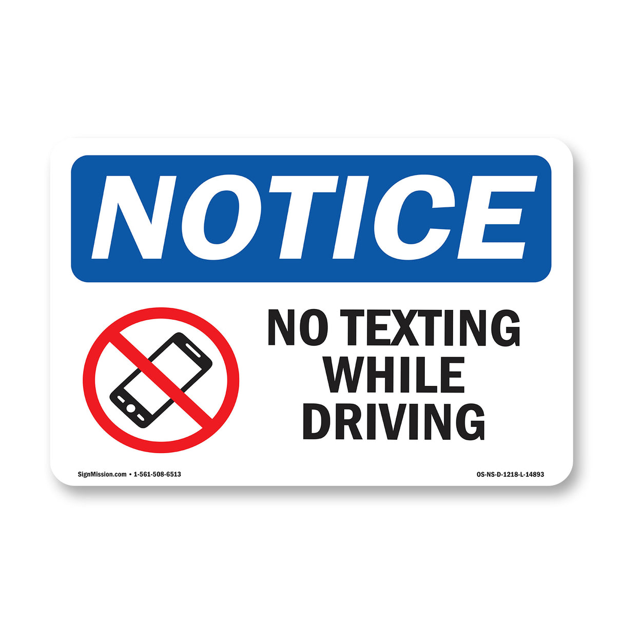 No Texting While Driving