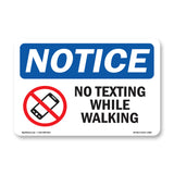 No Texting While Walking