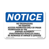 No Trespassing No Parking Access Permitted