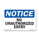 No Unauthorized Entry