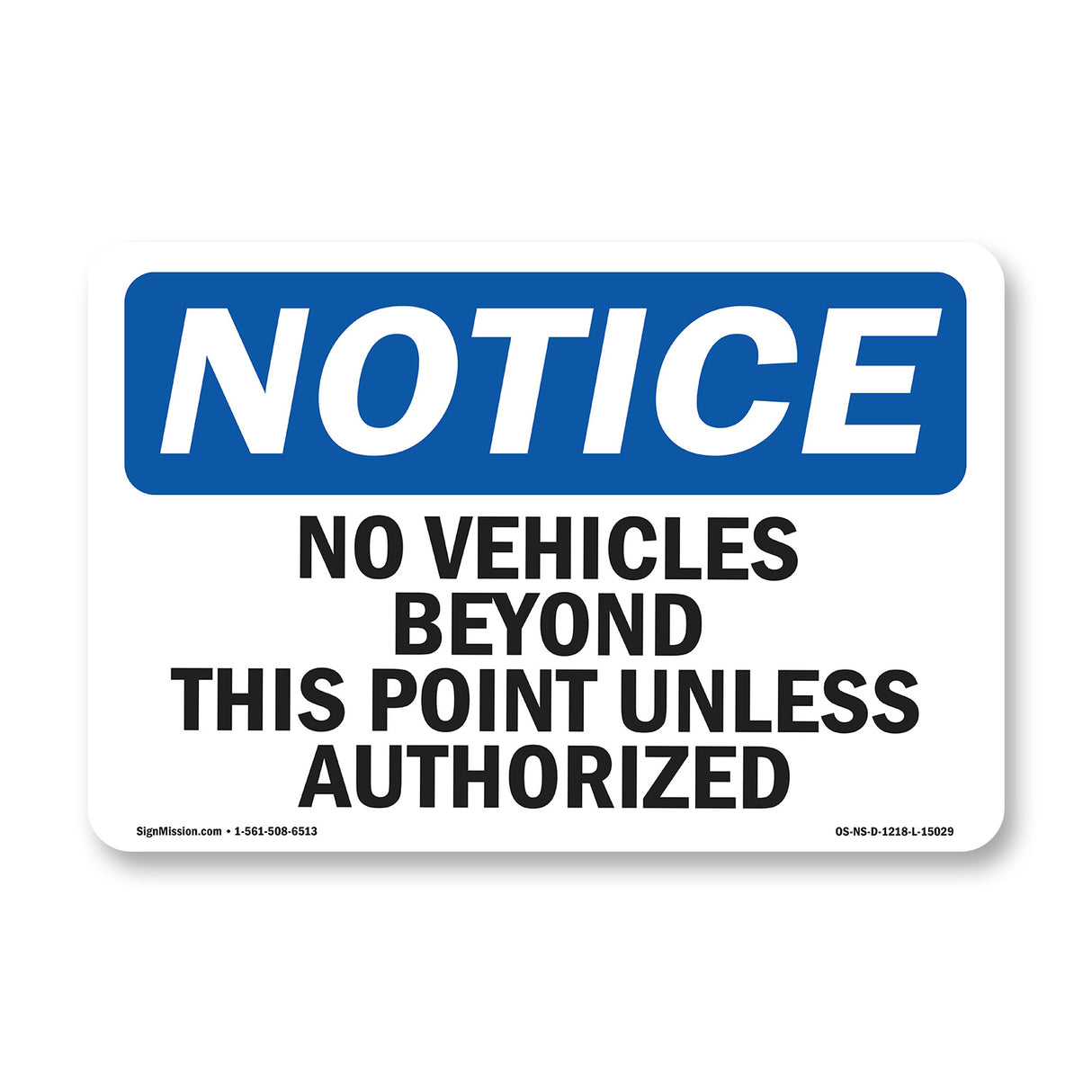 No Vehicles Beyond This Point