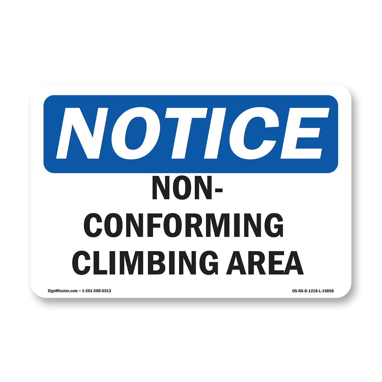 Non-Conforming Climbing Area