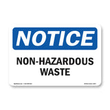 Non-Hazardous Waste Sign