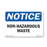 Non-Infectious Waste Sign