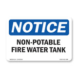 Non-Potable Fire Water Tank