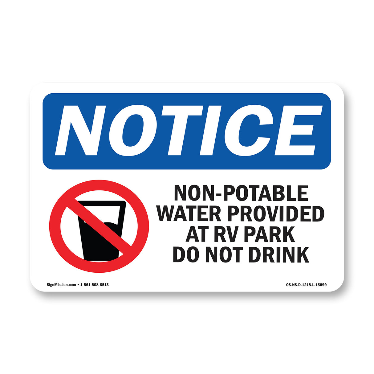 Non-Potable Water Provided At