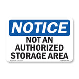 Not An Authorized Storage Area