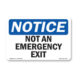 Not An Emergency Exit