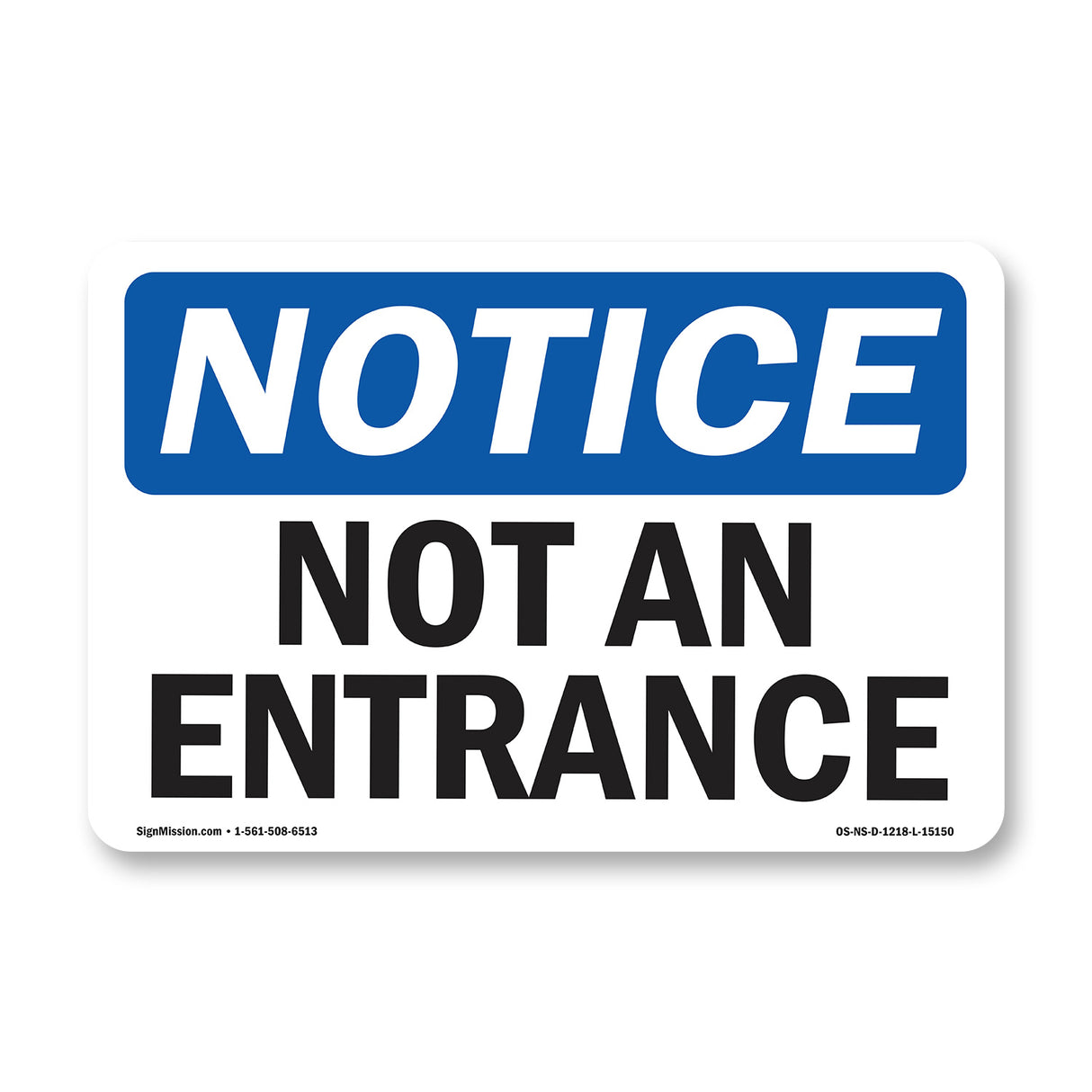Not An Entrance