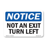 Not An Exit Turn Left