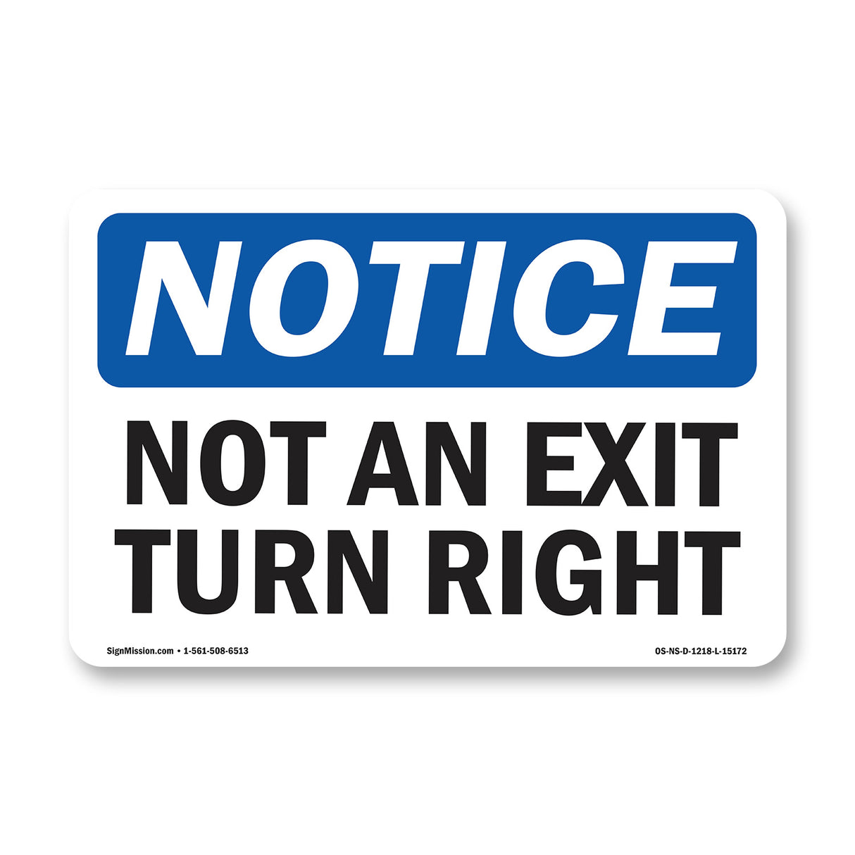 Not An Exit Turn Right