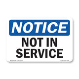 Not In Service