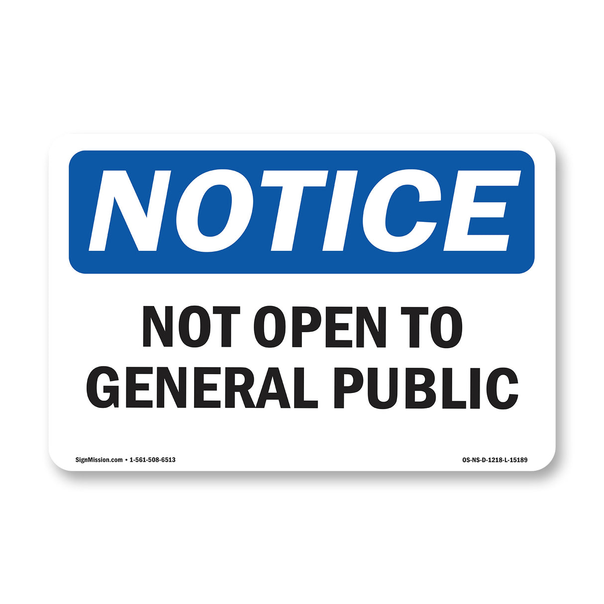 Not Open To General Public
