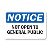 Not Open To General Public